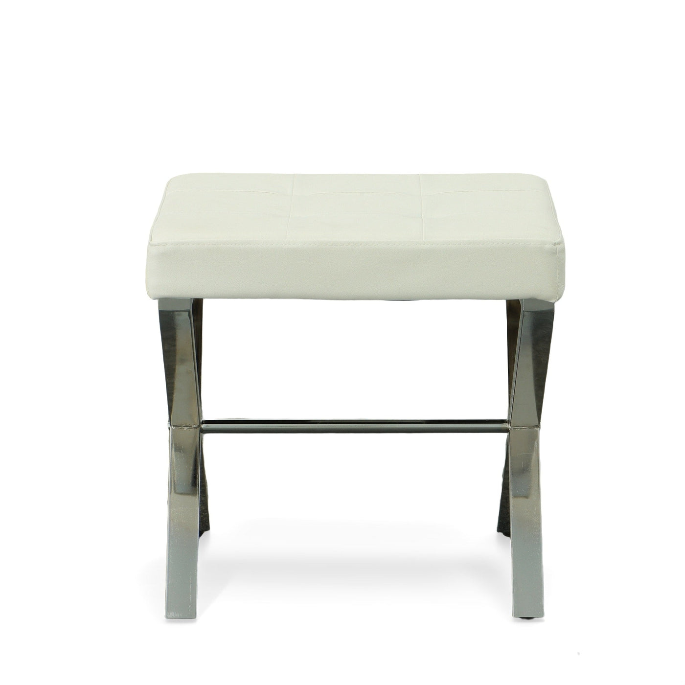 Banc de toilette Carolina Living Elisabetta - Blanc/Chrome