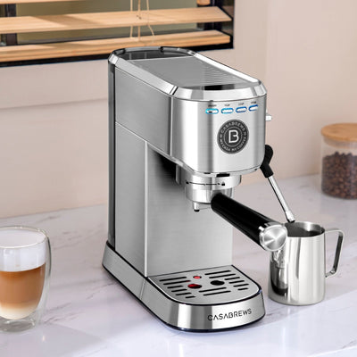 Machine à expresso professionnelle Casabrews 20 bars avec système de mousse de lait