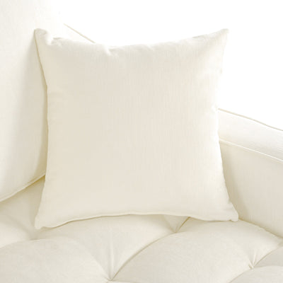 Canapé-lit en chenille, canapé-lit rembourré avec dossier capitonné et 2 coussins amovibles pour le salon