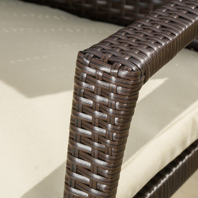 Ensemble bistrot 3 pièces en osier Elba par Christopher Knight Home