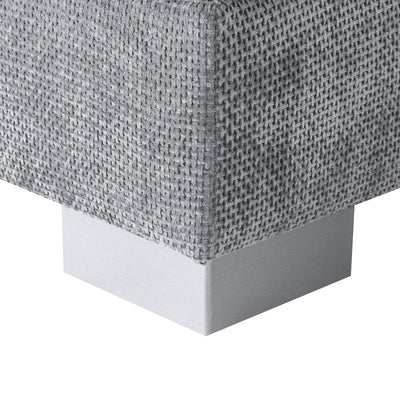 Canapé sectionnel Cloud, ensemble de canapés de luxe en forme de L avec 2 oreillers gratuits, mobilier d'intérieur 4 places en chenille avec méridienne surdimensionnée