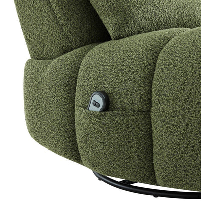 Fauteuil inclinable électrique Cole pivotant avec support lombaire