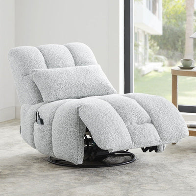 Fauteuil inclinable électrique Cole pivotant avec support lombaire
