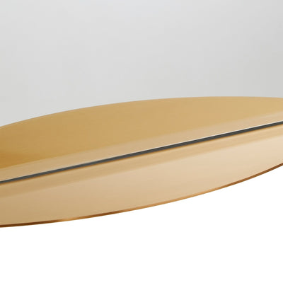 Miroir mural arqué en métal Concord avec étagère par iNSPIRE Q Bold