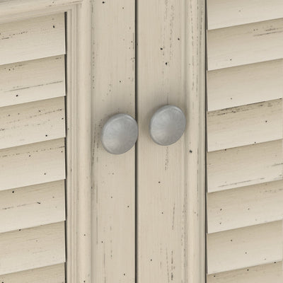 Armoire de rangement Fairview avec portes et étagères par Bush Furniture - 31,73 L x 12,76 l x 30,71 H