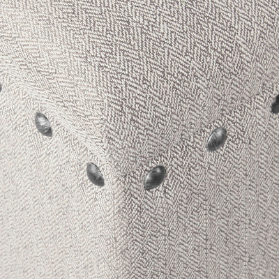 Banc de rangement rembourré Copper Grove Muscari avec bordure cloutée