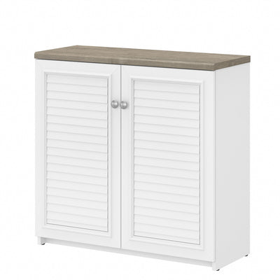 Armoire de rangement Fairview avec portes et étagères par Bush Furniture - 31,73 L x 12,76 l x 30,71 H
