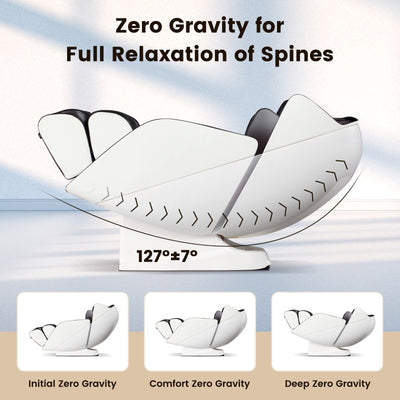 Fauteuil de massage complet Costway avec rouleau chauffant pour les pieds à commande vocale