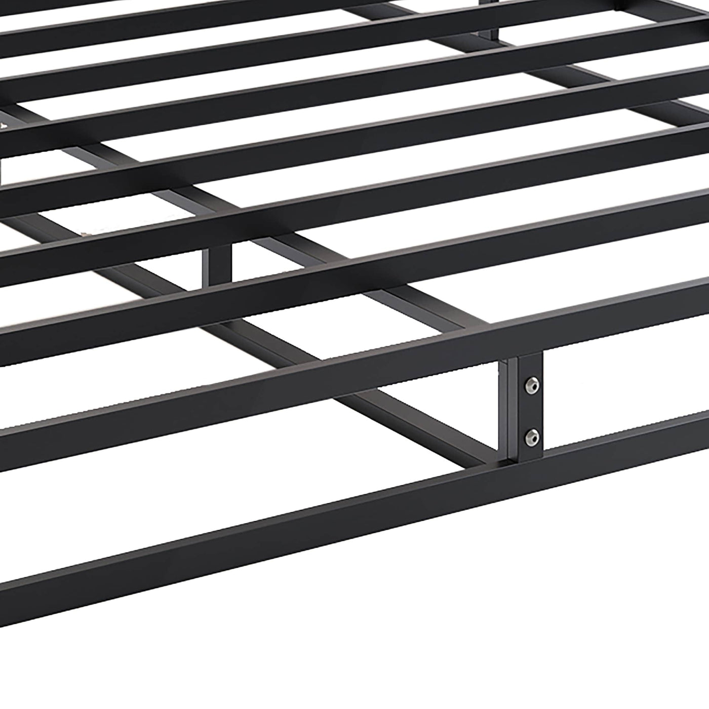 Sommier à ressorts en métal CraftPorch de 5 pouces avec housse en lin gris chaud