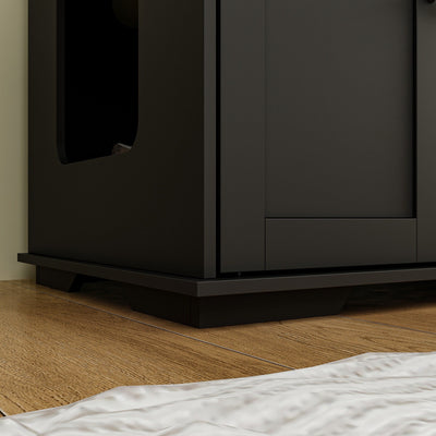 Meuble de dissimulation pour bac à litière pour chat et toilettes privées pour animaux de compagnie