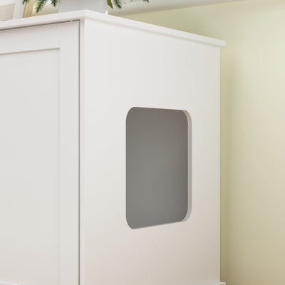 Meuble de dissimulation pour bac à litière pour chat et toilettes privées pour animaux de compagnie