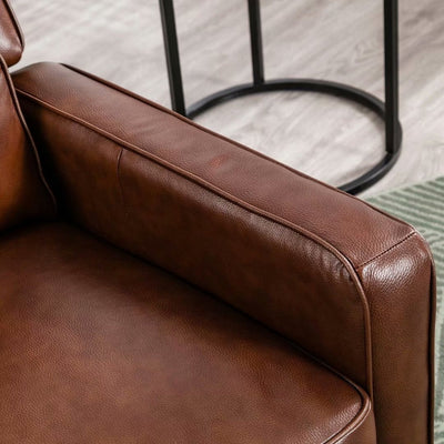 Fauteuil inclinable à dossier relevable, fauteuil en tissu avec décoration rivetée, fauteuil d'appoint simple