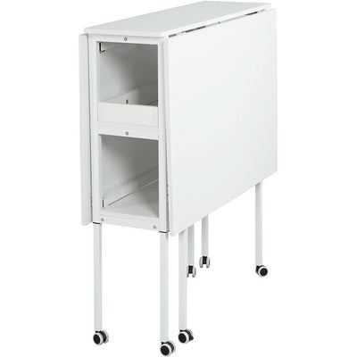 Table de bricolage réglable en hauteur avec étagères de rangement, table de découpe pliante mobile pour la maison, le bureau, la salle de couture, la salle d'artisanat