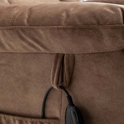 Fauteuil releveur électrique inclinable avec chauffage massant