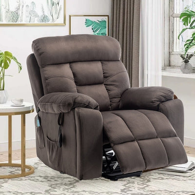 Fauteuil releveur électrique inclinable avec chauffage massant