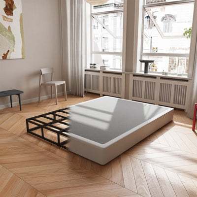 Ressort métallique à profil bas de 5 pouces, structure robuste avec revêtement gris