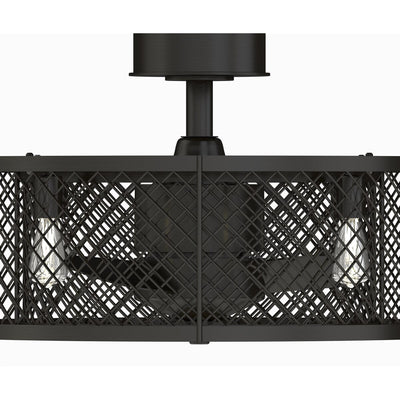 Ventilateur de plafond à 4 lumières en bronze vieilli Vintere de la collection Fanimation Studio