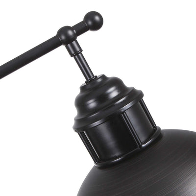 Suspension en forme de dôme de style industriel à 3 lampes, style ferme, en métal, pour îlot de cuisine linéaire, finition bronze huilé