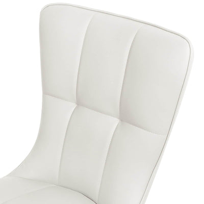 Lot de 2/4 chaises de salle à manger rembourrées en similicuir