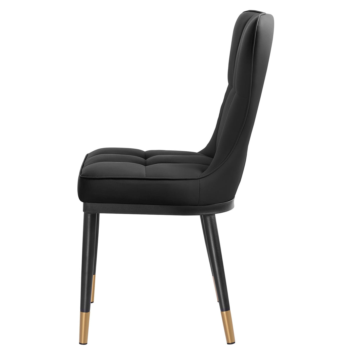 Lot de 2/4 chaises de salle à manger rembourrées en similicuir