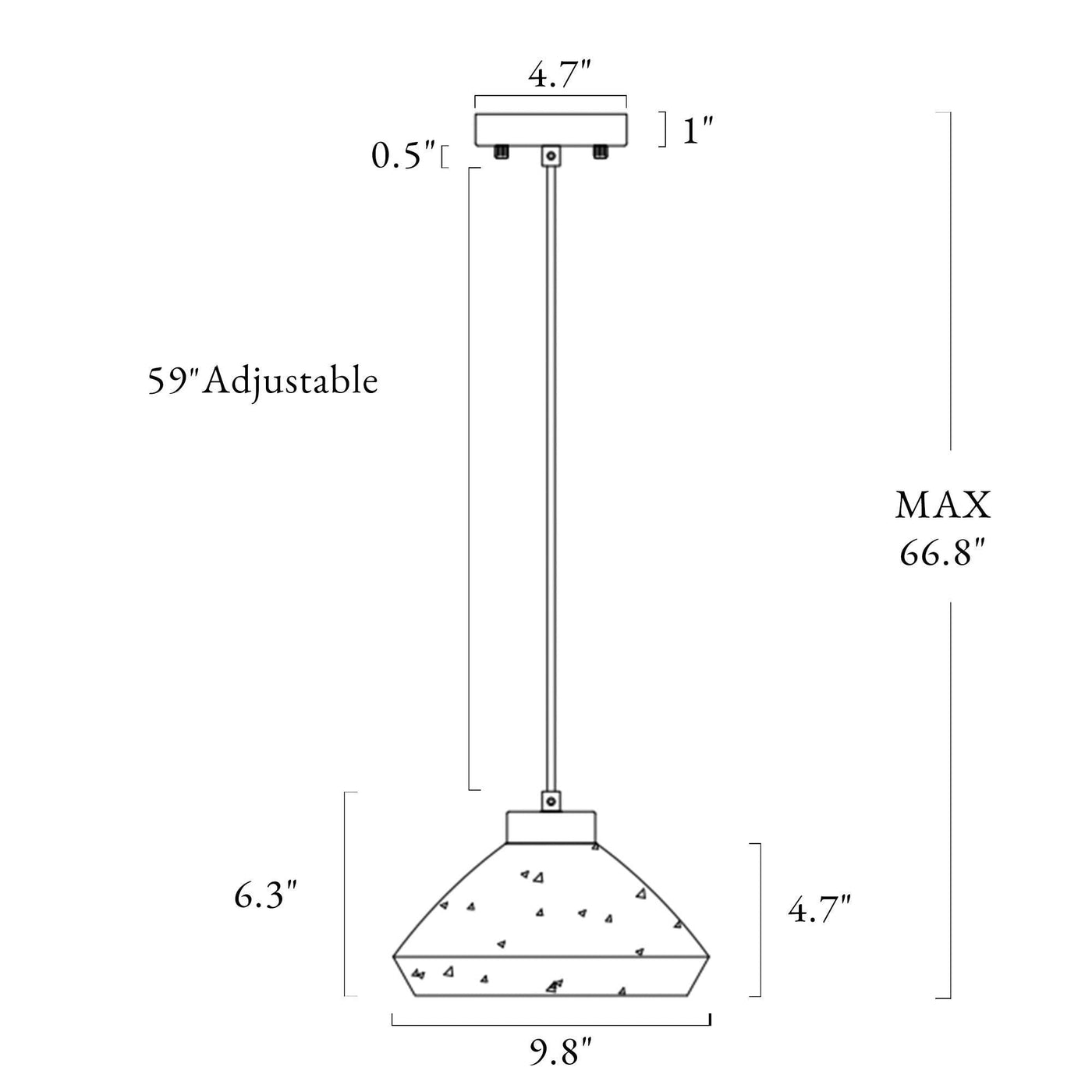 Suspension Flyn Modern à 1 ampoule en verre mercure pour îlot de cuisine