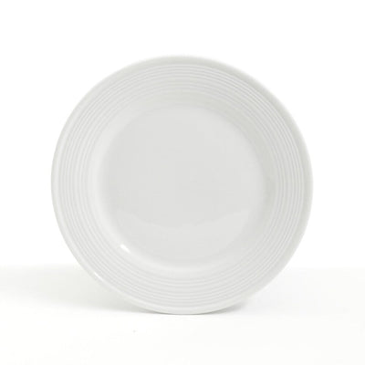 Service de table Gibson Home en céramique blanche, 16 pièces, motif buffet gaufré