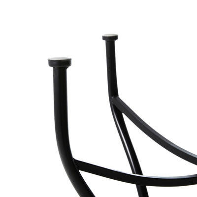 Ensemble bistrot pliant d'extérieur en métal Glitzhome 3 pièces avec table et chaises