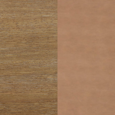 Tabouret de bar moderne Gracie, chaise rembourrée en boucle et pieds en bois brossé