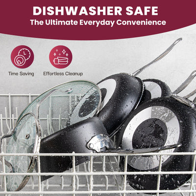 Ensemble de 20 casseroles et poêles antiadhésives Granitestone, ustensiles de cuisine et de pâtisserie