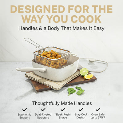 Ensemble de 20 ustensiles de cuisine et de pâtisserie antiadhésifs Granitestone Desert Cream