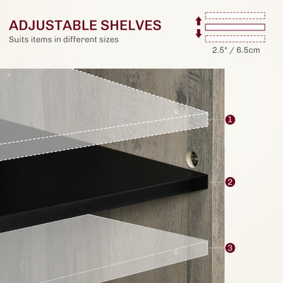 Buffet style grange HOMCOM 32, meuble de rangement buffet, bar à café pour salon ou entrée