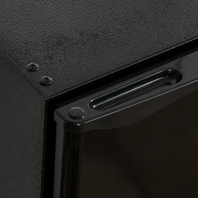 Mini-réfrigérateur compact HOMCOM de 3,2 pi³ avec congélateur, porte simple et thermostat réglable pour chambre à coucher