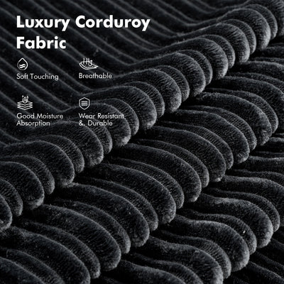 Canapé pliant moderne en velours côtelé HOOOWOOO