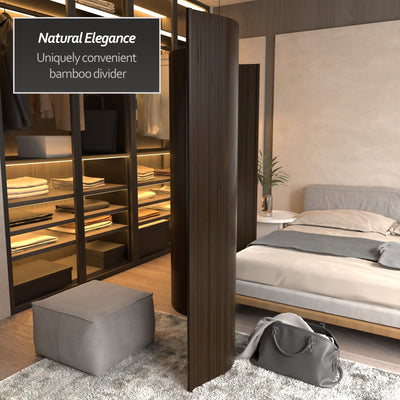 Paravent en bambou fait main de 6 pieds (Chine)