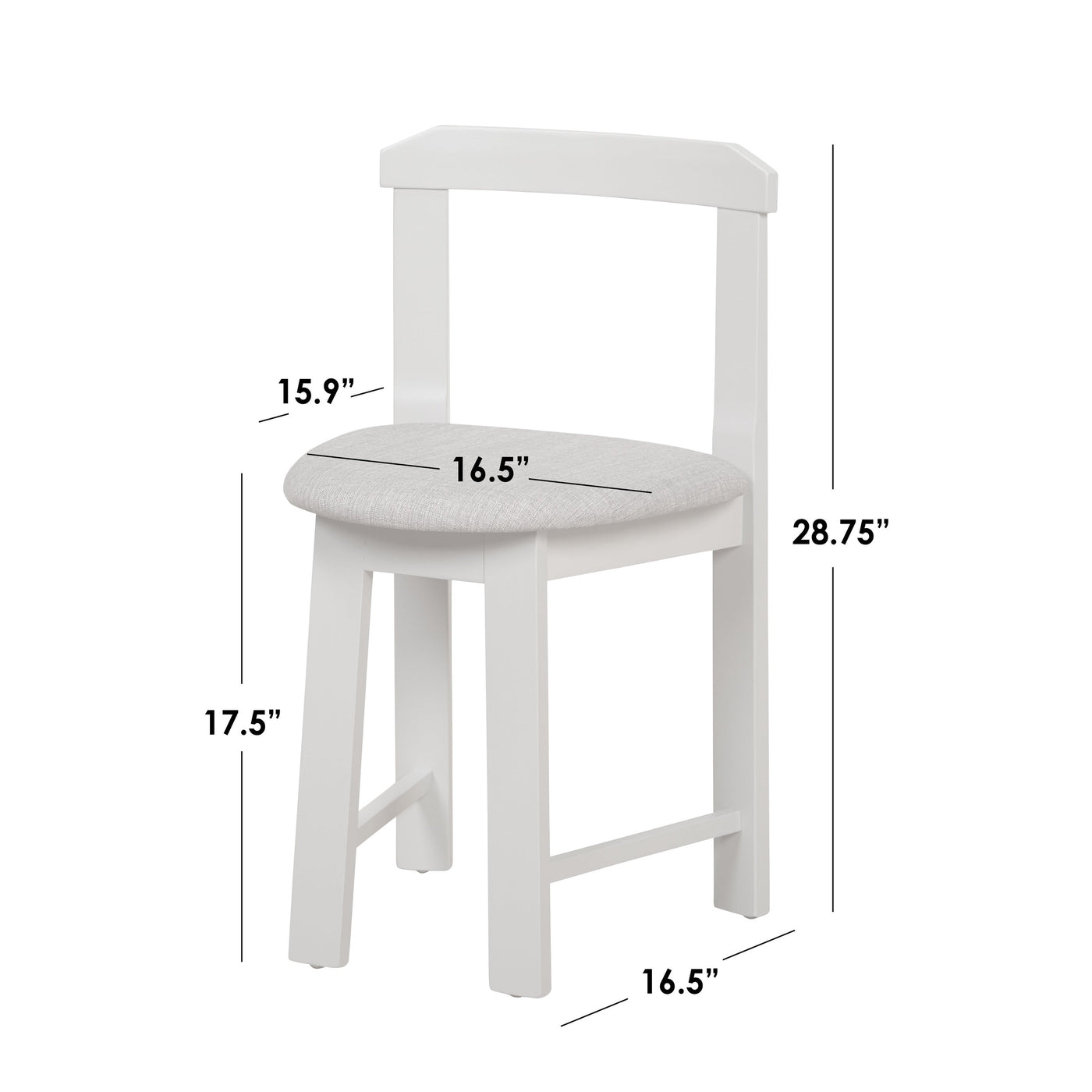 Ensemble de salle à manger rond compact Harrisburg Tobey 5 pièces