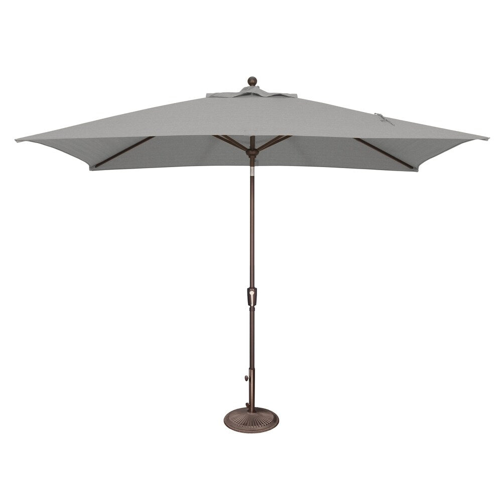 Parasol inclinable rectangulaire à bouton-poussoir SimplyShade Catalina de 10 pieds