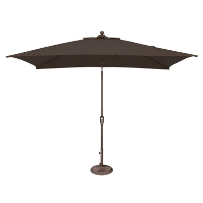 Parasol inclinable rectangulaire à bouton-poussoir SimplyShade Catalina de 10 pieds