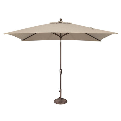 Parasol inclinable rectangulaire à bouton-poussoir SimplyShade Catalina de 10 pieds