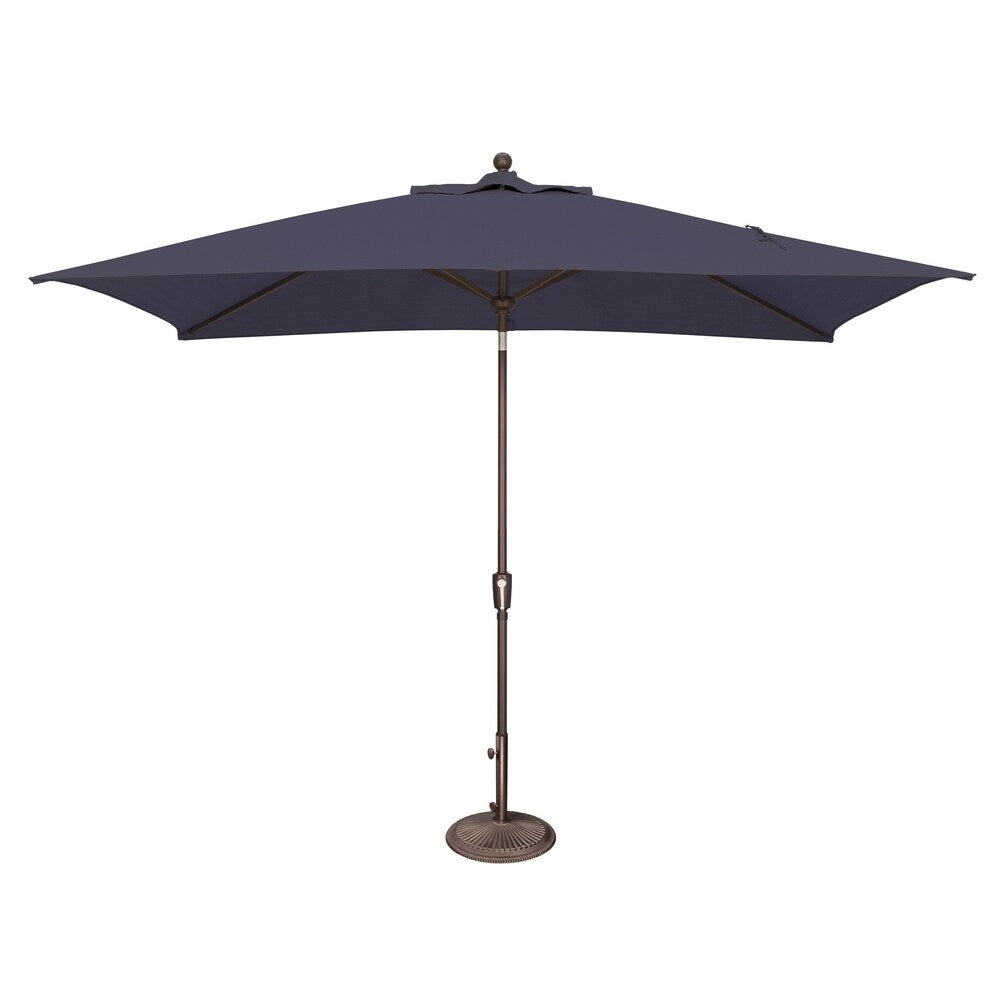 Parasol inclinable rectangulaire à bouton-poussoir SimplyShade Catalina de 10 pieds