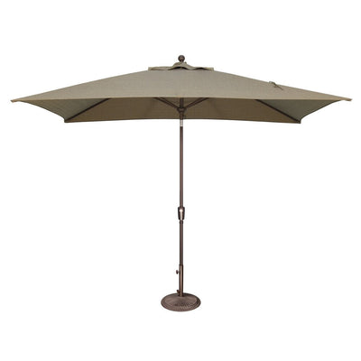 Parasol inclinable rectangulaire à bouton-poussoir SimplyShade Catalina de 10 pieds