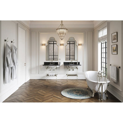 Robinet de salle de bain à large entraxe Heritage de 8 po