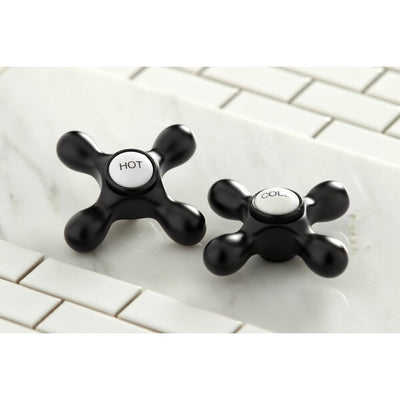 Robinet de cuisine Kingston Brass Heritage Bridge avec douchette en laiton