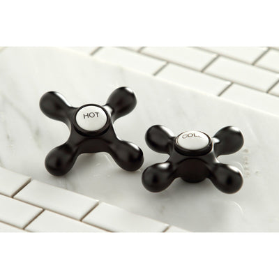 Robinet de cuisine Heritage Bridge avec douchette en laiton