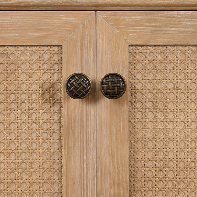 Meuble-lavabo Hervas avec plateau en marbre naturel sans miroir