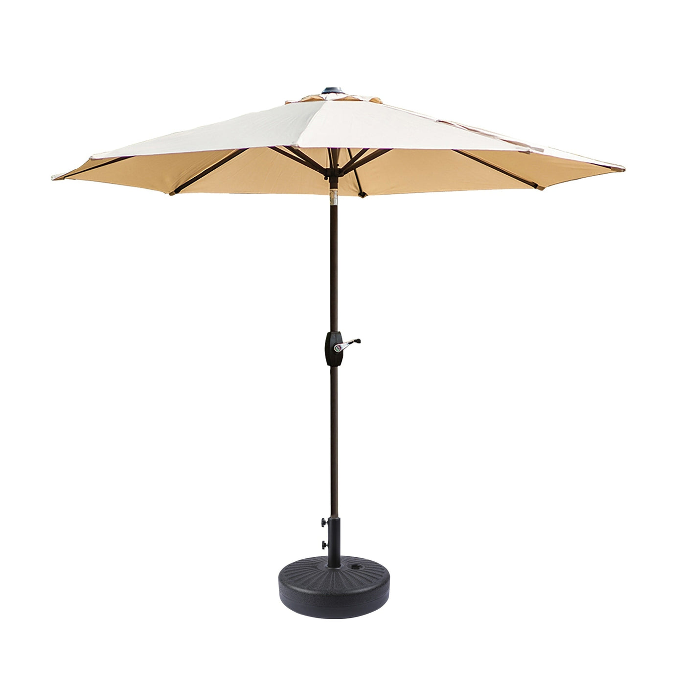 Parasol de patio Holme de 9 pieds et support de base