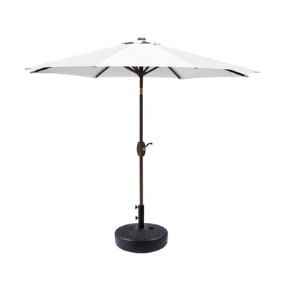 Parasol de patio Holme de 9 pieds et support de base