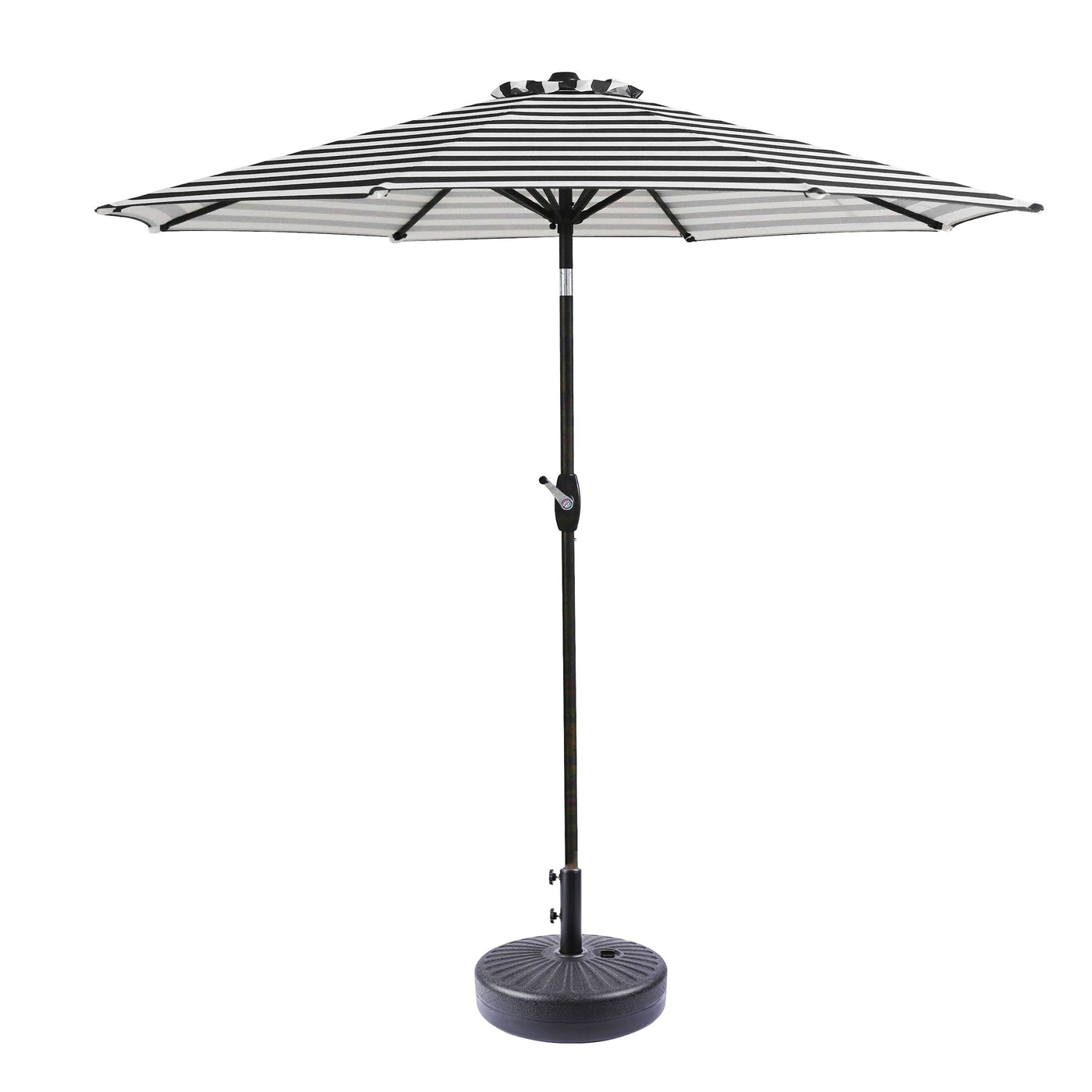 Parasol de patio Holme de 9 pieds et support de base