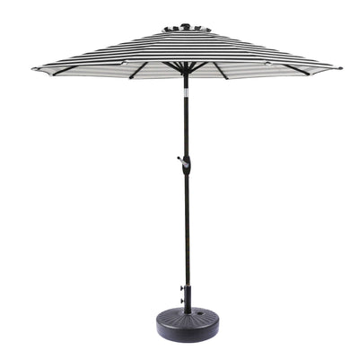 Parasol de patio Holme de 9 pieds et support de base