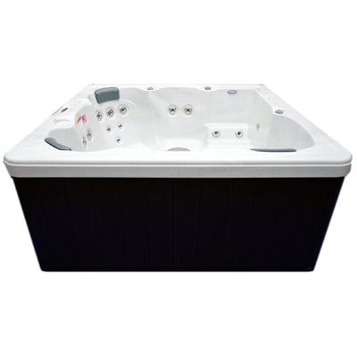 Spa 51 jets Home and Garden pour 5 personnes avec jets en acier inoxydable et ozone - 80 x 80 x 34