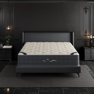 Matelas hybride double face luxueux SweDrea de 14 po – Ferme/Mince, certifié CertiPUR-US, SGS et OEKO-TEX